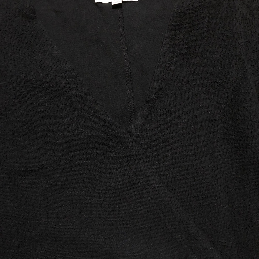Madewell Wrap top Black Large - Picture 4 of 4